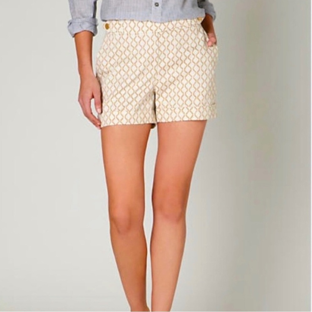 Anthropologie Meadow Rue Sailor Shorts in Size 0